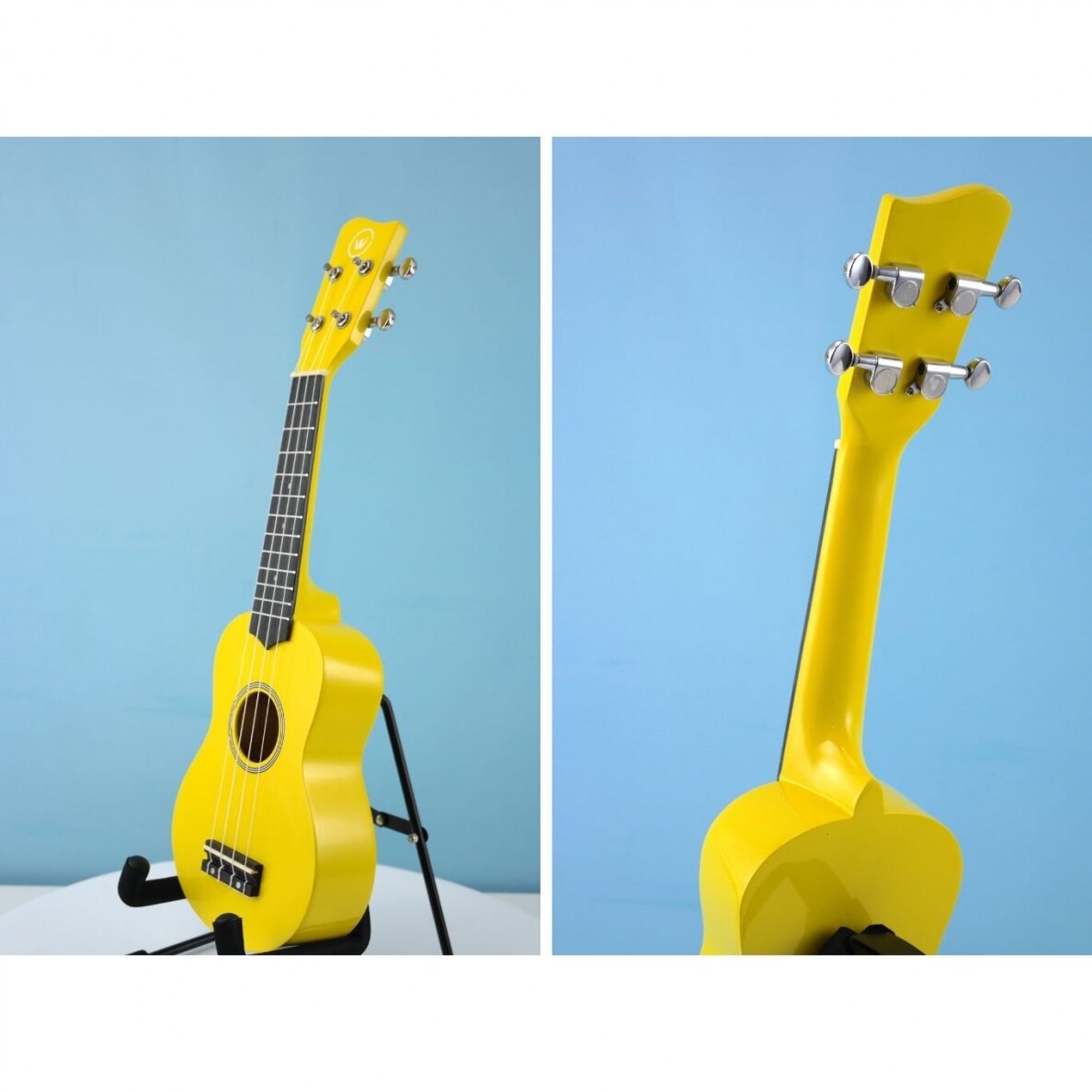 Soprano ukulelė Condorwood, geltona 1