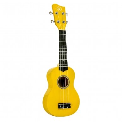 Soprano ukulelė Condorwood, geltona 3 Soprano ukulelė Condorwood, geltona 3