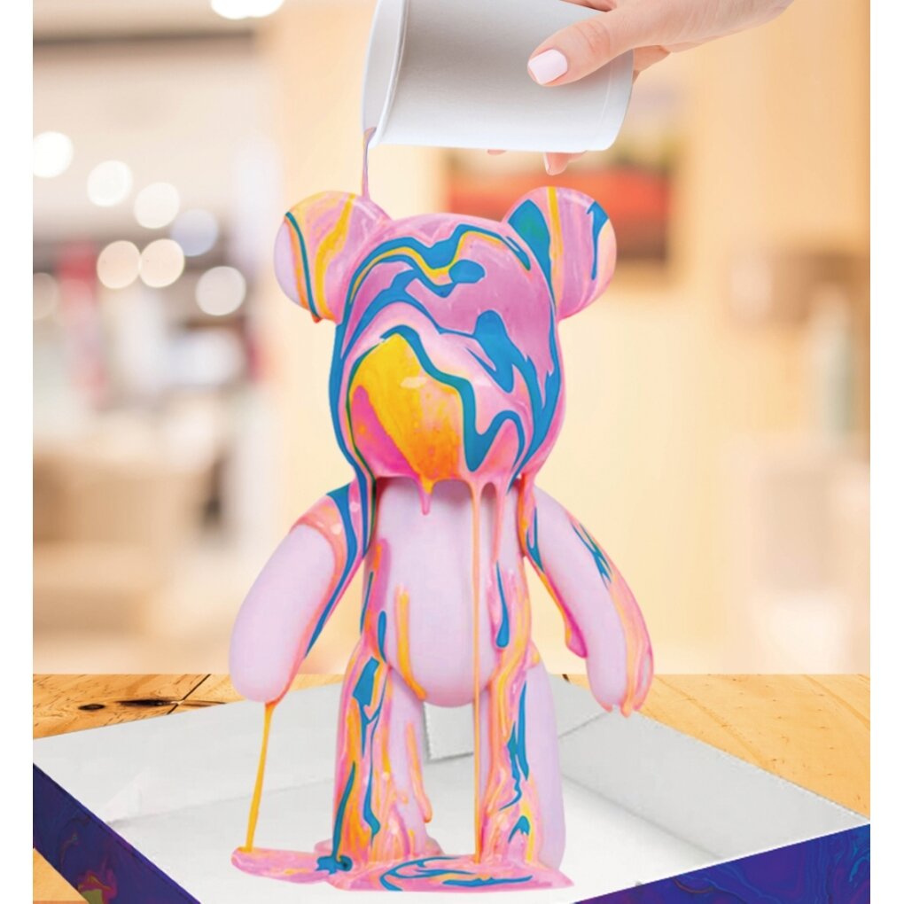Splat Planet kūrybinis rinkinys Marble Bear, neonas 5 Splat Planet kūrybinis rinkinys Marble Bear, neonas 5