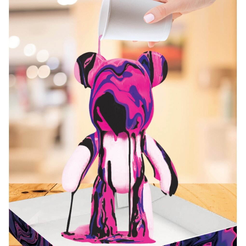 Splat Planet kūrybinis rinkinys Marble Bear, rožinis 4 Splat Planet kūrybinis rinkinys Marble Bear, rožinis 4