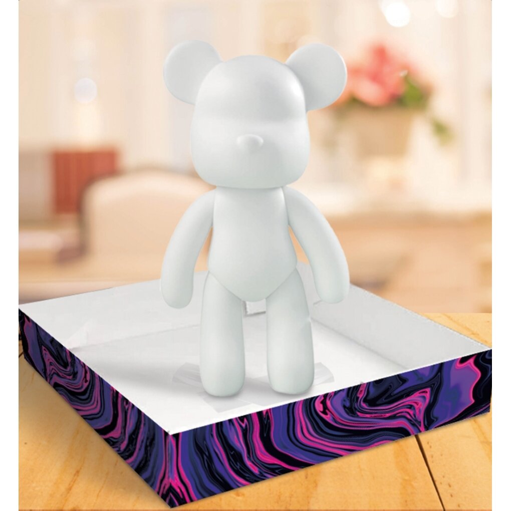Splat Planet kūrybinis rinkinys Marble Bear, rožinis 5 Splat Planet kūrybinis rinkinys Marble Bear, rožinis 5