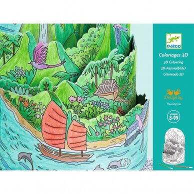Spalvinimas Salos viršūnėje 3D 4 Spalvinimas Salos viršūnėje 3D 4