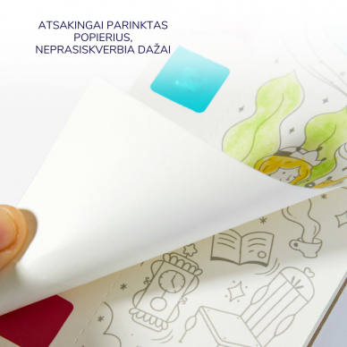 Spalvinimo akvarele knygelė Nuostabios atostogos 3 Spalvinimo akvarele knygelė Nuostabios atostogos 3