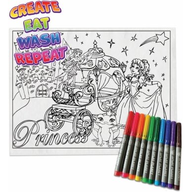 Spalvinimo kilimėlis PRINCESĖS 2 Spalvinimo kilimėlis PRINCESĖS 2