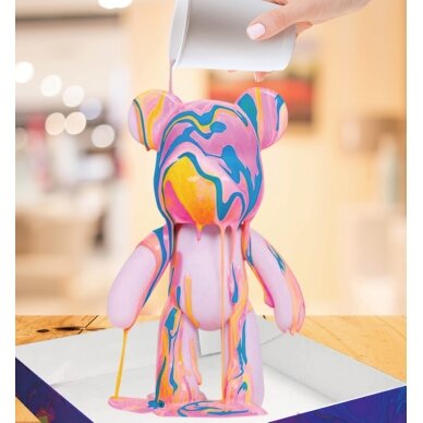 Splat Planet kūrybinis rinkinys Marble Bear, neonas 5