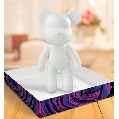 Splat Planet kūrybinis rinkinys Marble Bear, rožinis 5