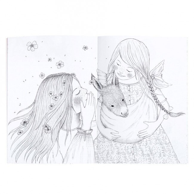 Spalvinimo knygelė „Les Rosalies" 1