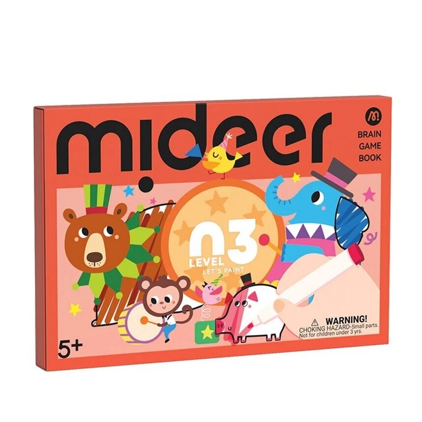 Spalvinimo užduotėlės Mideer 3 Lygis