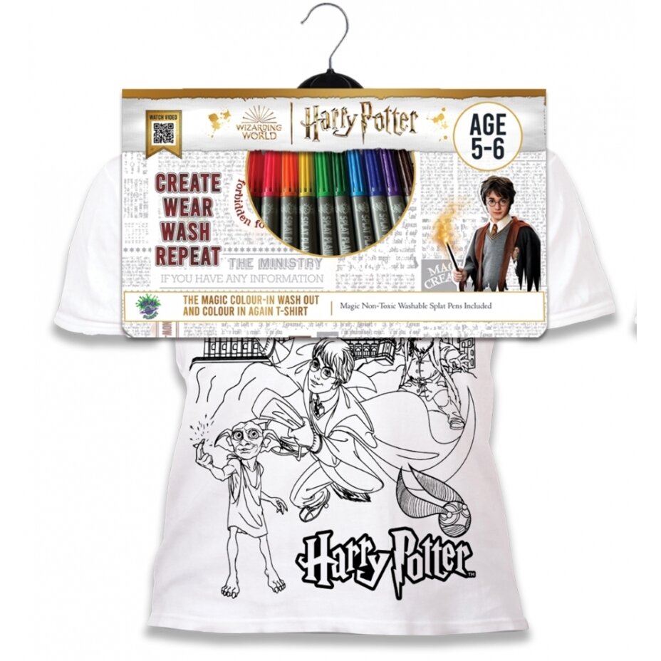 Splat Planet marškinėliai su flomasteriais Harry Potter 2