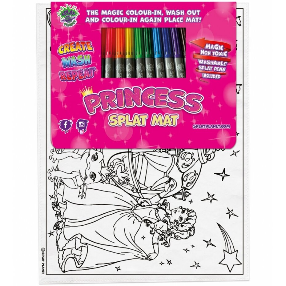 Spalvinimo kilimėlis PRINCESĖS 1 Spalvinimo kilimėlis PRINCESĖS 1