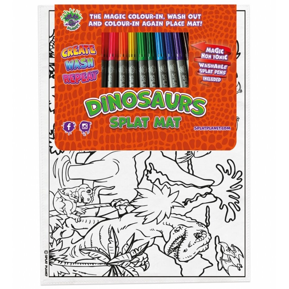 Spalvinimo kilimėlis DINOZAURAI 1 Spalvinimo kilimėlis DINOZAURAI 1