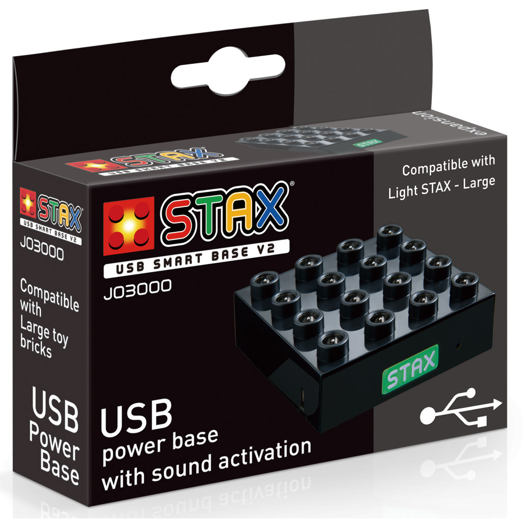 STAX konstruktorius JUNIOR USB maitinimo blokas STAX konstruktorius JUNIOR USB maitinimo blokas