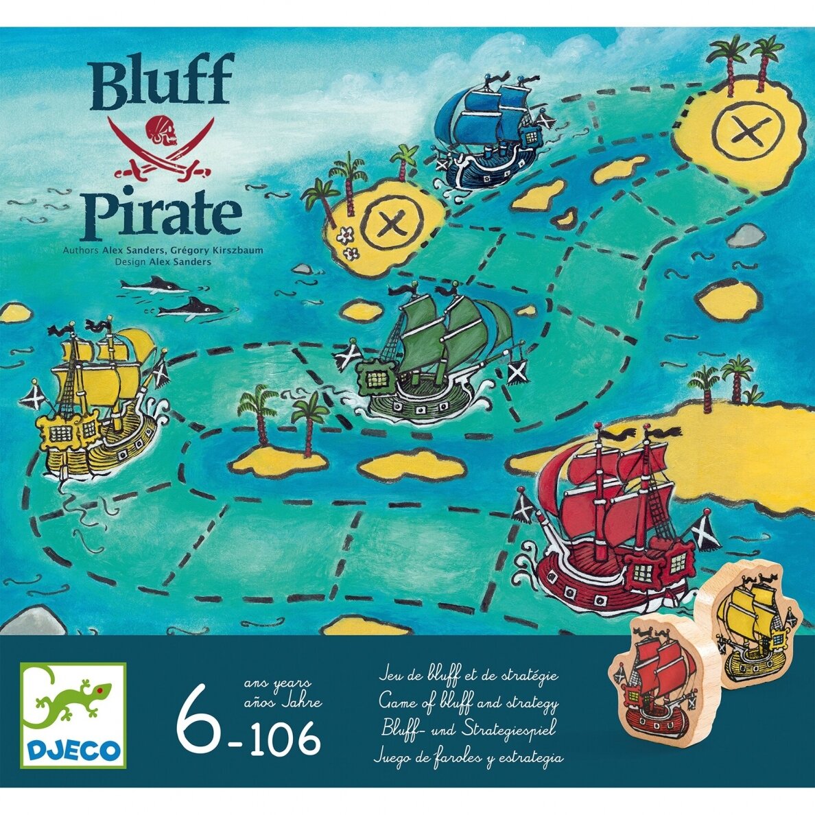 Stalo žaidimas Blefuojantis piratas 2 Stalo žaidimas Blefuojantis piratas 2