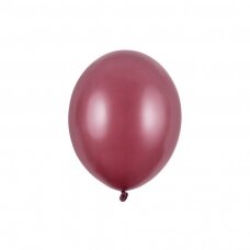 Stiprūs balionai Kaštono spalvos, blizgūs 30 cm, 50vnt