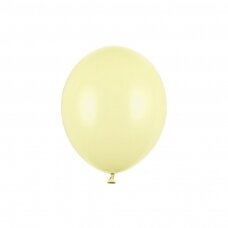 Stiprūs balionai Šviesiai geltoni 30 cm, 50vnt