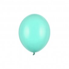 Stiprūs balionai Šviesiai mėtiniai 30 cm, 50vnt