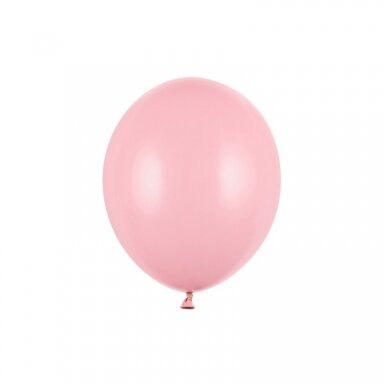 Stiprūs balionai Rausvi "Baby Pink" 30 cm, 50vnt Stiprūs balionai Rausvi "Baby Pink" 30 cm, 50vnt