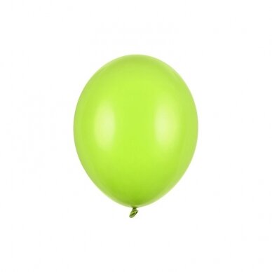 Stiprūs balionai Laimo žalia 30 cm, 50vnt Stiprūs balionai Laimo žalia 30 cm, 50vnt