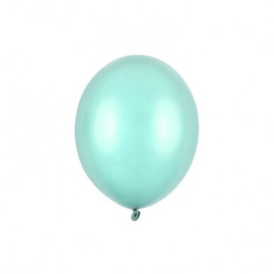 Stiprūs balionai Mėtiniai, blizgūs 30 cm, 50vnt