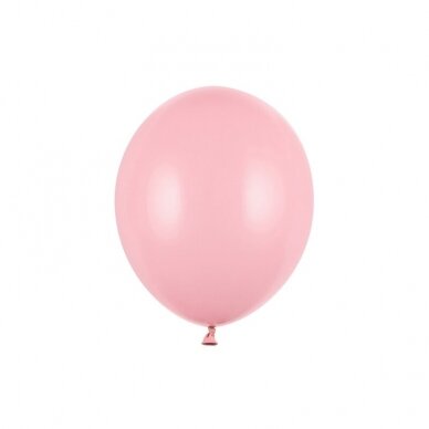 Stiprūs balionai Rausvi "Baby Pink" 30 cm, 50vnt Stiprūs balionai Rausvi "Baby Pink" 30 cm, 50vnt