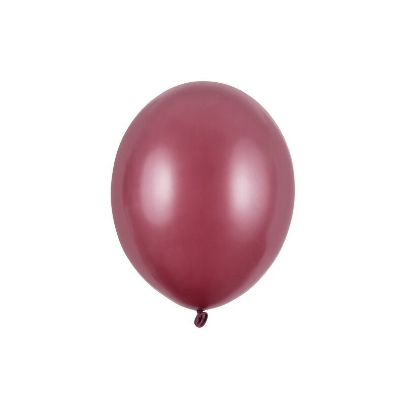 Stiprūs balionai Kaštono spalvos, blizgūs 30 cm, 50vnt