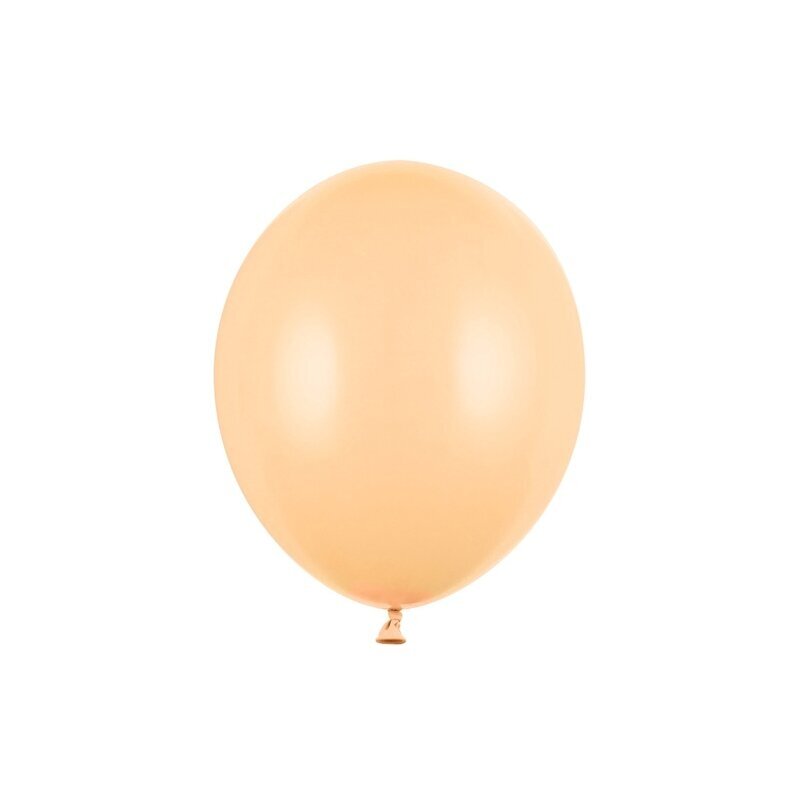 Stiprūs balionai Šviesiai persikinė 30 cm, 50vnt