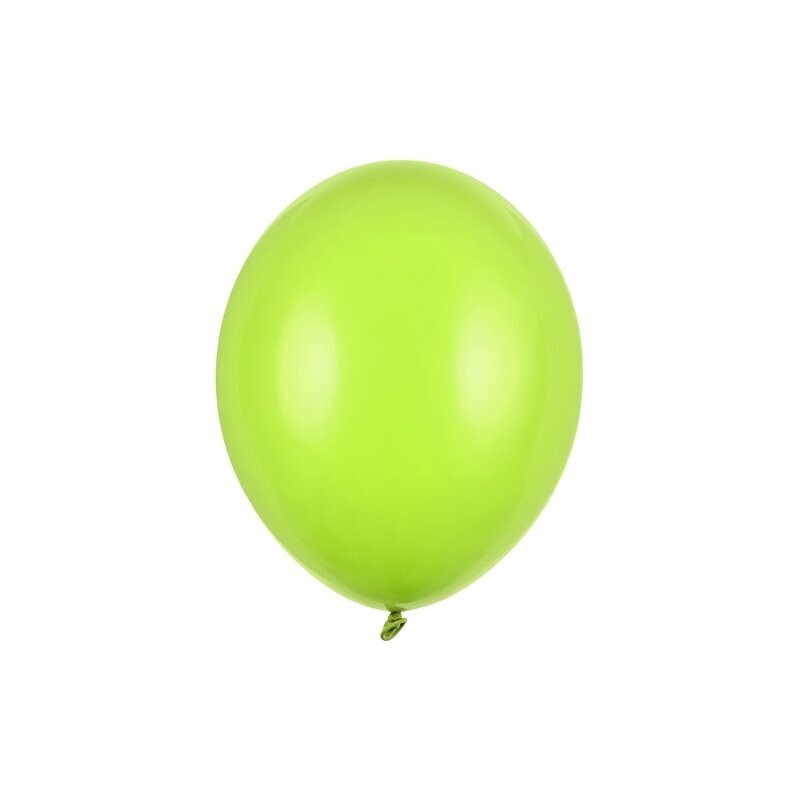 Stiprūs balionai Laimo žalia 30 cm, 50vnt Stiprūs balionai Laimo žalia 30 cm, 50vnt