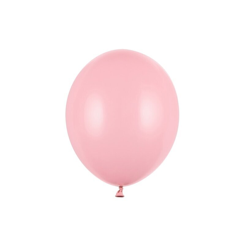 Stiprūs balionai Rausvi "Baby Pink" 30 cm, 50vnt Stiprūs balionai Rausvi "Baby Pink" 30 cm, 50vnt