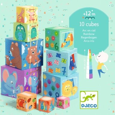 Susidedantys kubai Djeco Vaivorykštė Susidedantys kubai Djeco Vaivorykštė