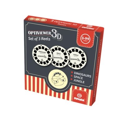 Svoora retro 3D akinių diskų papildymas A, 3 vnt. 1 Svoora retro 3D akinių diskų papildymas A, 3 vnt. 1