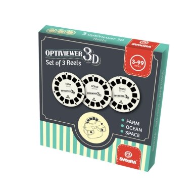 Svoora retro 3D akinių diskų papildymas B, 3 vnt. 1 Svoora retro 3D akinių diskų papildymas B, 3 vnt. 1