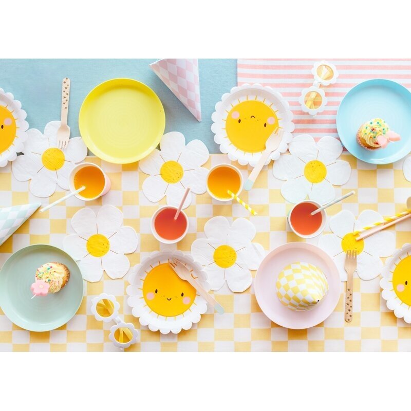 Šventinės kepurėlės "Pasteliniai kvadratukai" 6vnt 7 Šventinės kepurėlės "Pasteliniai kvadratukai" 6vnt 7