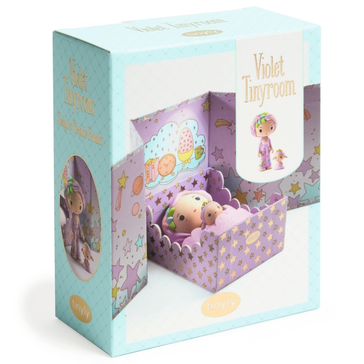 Tinyly - Mažytis miegamasis - Violetinė 3 Tinyly - Mažytis miegamasis - Violetinė 3
