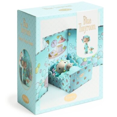 Tinyly - Mažytis miegamasis - Mėlynas 5 Tinyly - Mažytis miegamasis - Mėlynas 5
