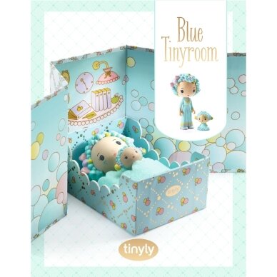 Tinyly - Mažytis miegamasis - Mėlynas 4 Tinyly - Mažytis miegamasis - Mėlynas 4