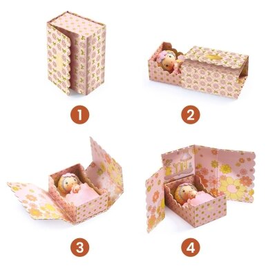Tinyly - Mažytis miegamasis - Rožinis 5 Tinyly - Mažytis miegamasis - Rožinis 5