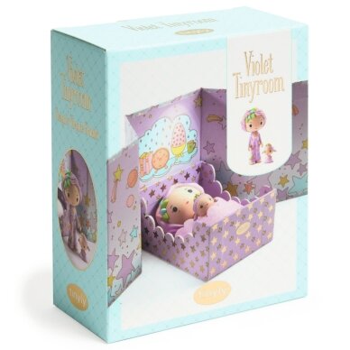Tinyly - Mažytis miegamasis - Violetinė 3 Tinyly - Mažytis miegamasis - Violetinė 3