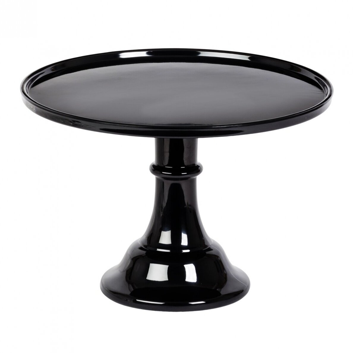 Tortinė ant kojelės, juoda 30cm 2 Tortinė ant kojelės, juoda 30cm 2