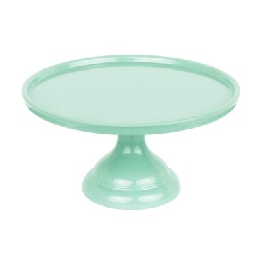 Tortinė ant kojelės, mėtinė 23,5cm Tortinė ant kojelės, mėtinė 23,5cm
