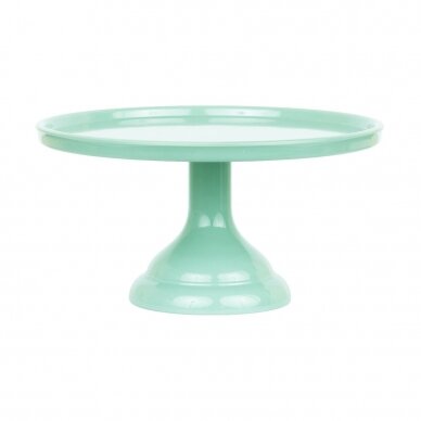 Tortinė ant kojelės, mėtinė 23,5cm 3 Tortinė ant kojelės, mėtinė 23,5cm 3