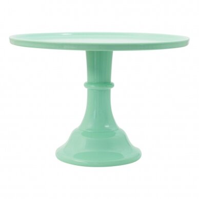 Tortinė ant kojelės, mėtinė 30cm Tortinė ant kojelės, mėtinė 30cm