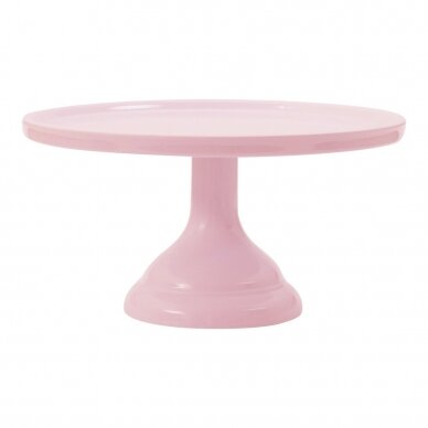 Tortinė ant kojelės, rausva 23,5cm 4 Tortinė ant kojelės, rausva 23,5cm 4