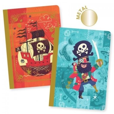Užrašų knygučių 2vnt rinkinys Piratai Užrašų knygučių 2vnt rinkinys Piratai