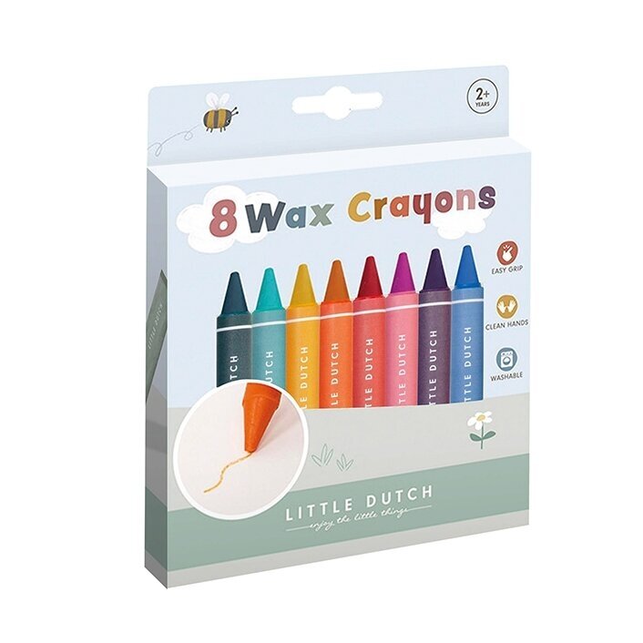 Vaškinės kreidelės Little Dutch 8vnt Vaškinės kreidelės Little Dutch 8vnt