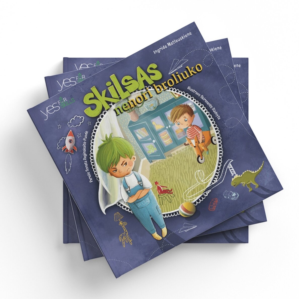Knyga "Skilsas nenori broliuko"