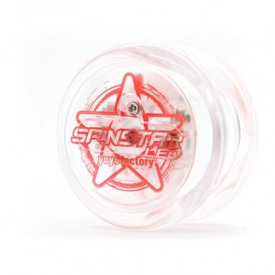 YoYo Spinstar-LED raudonas, šviečia 3 YoYo Spinstar-LED raudonas, šviečia 3