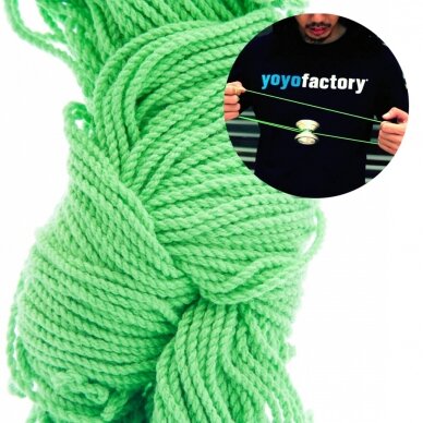 YoYo žaislo virvelė, žalios spalvos 2