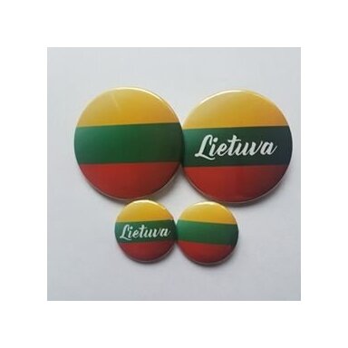 Ženkliukas Lietuvos vėliava, 25mm Ženkliukas Lietuvos vėliava, 25mm