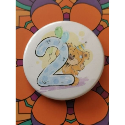 Ženkliukas "Meškiukas Du", 45mm Ženkliukas "Meškiukas Du", 45mm