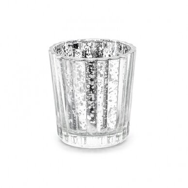 Žvakidė Sidabrinė 6cm 4vnt Žvakidė Sidabrinė 6cm 4vnt